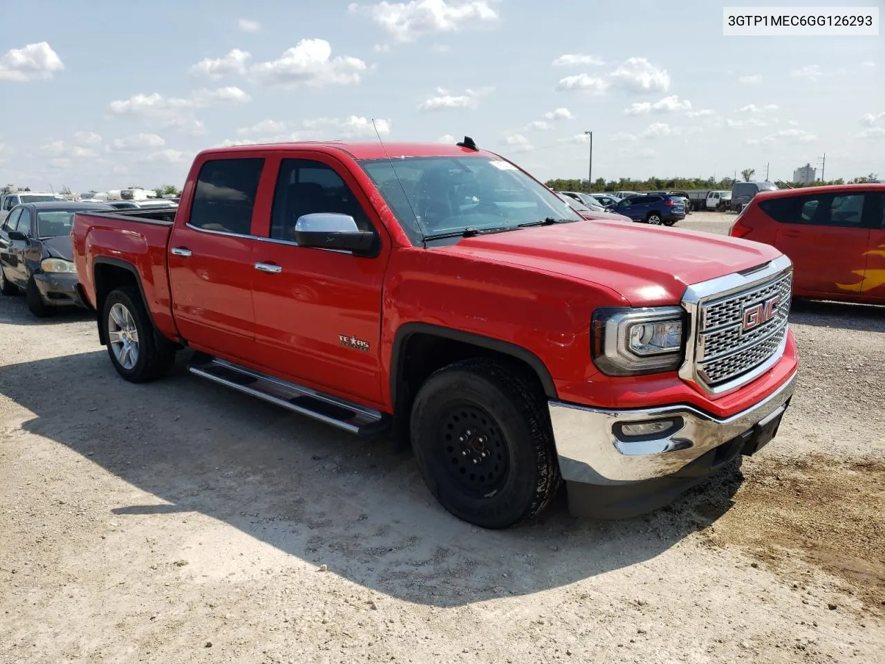 2016 GMC Sierra C1500 Sle VIN: 3GTP1MEC6GG126293 Lot: 71604014