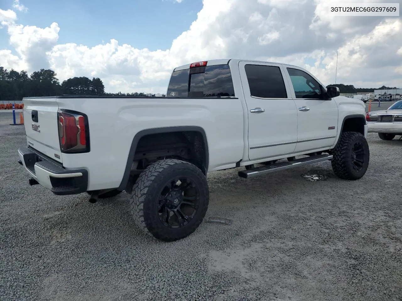 2016 GMC Sierra K1500 Sle VIN: 3GTU2MEC6GG297609 Lot: 72069724