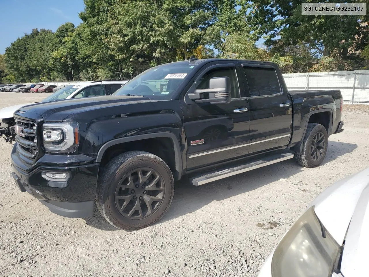 2016 GMC Sierra K1500 Slt VIN: 3GTU2NEC1GG232107 Lot: 72214384