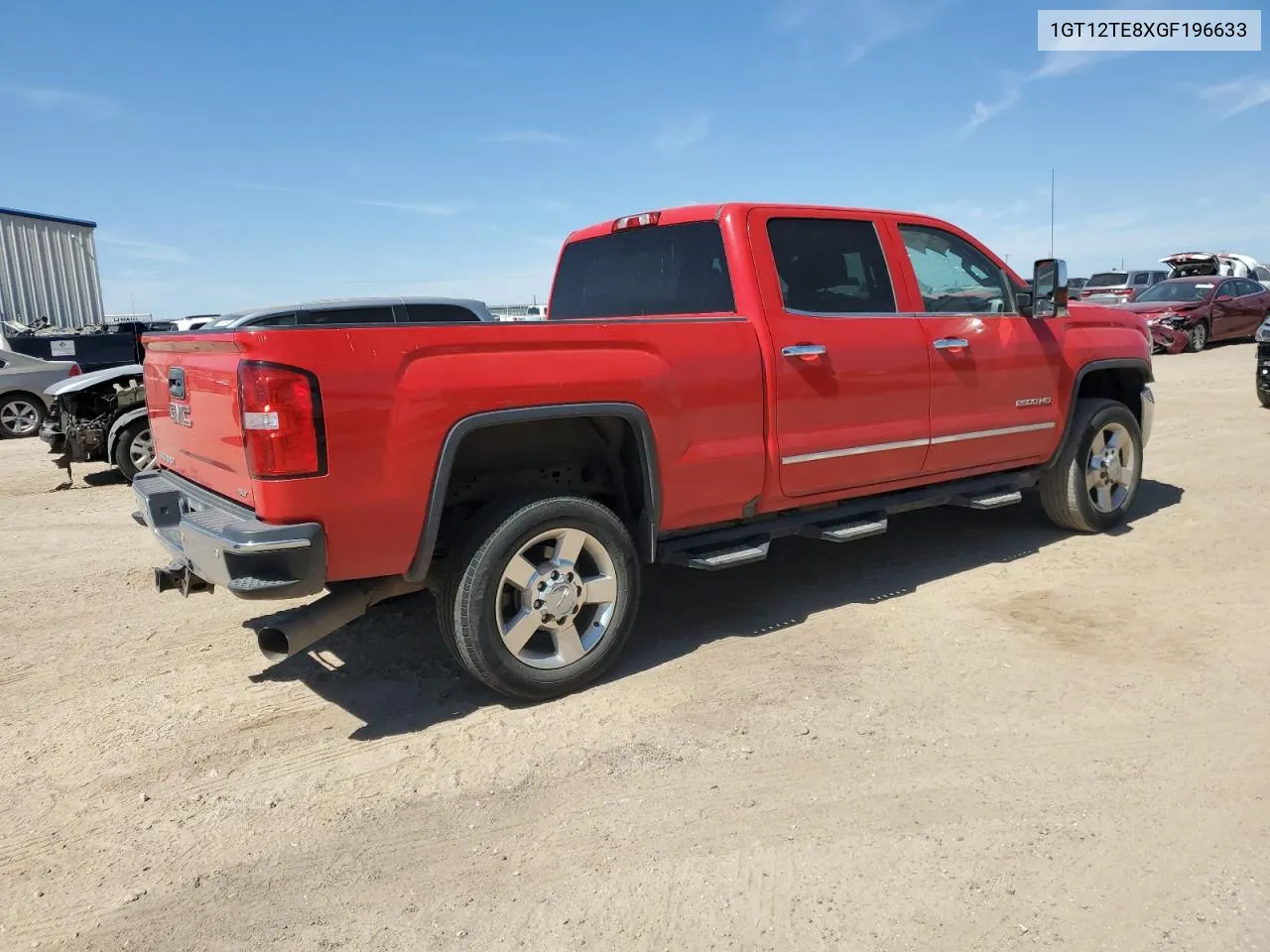 2016 GMC Sierra K2500 Slt VIN: 1GT12TE8XGF196633 Lot: 72250184