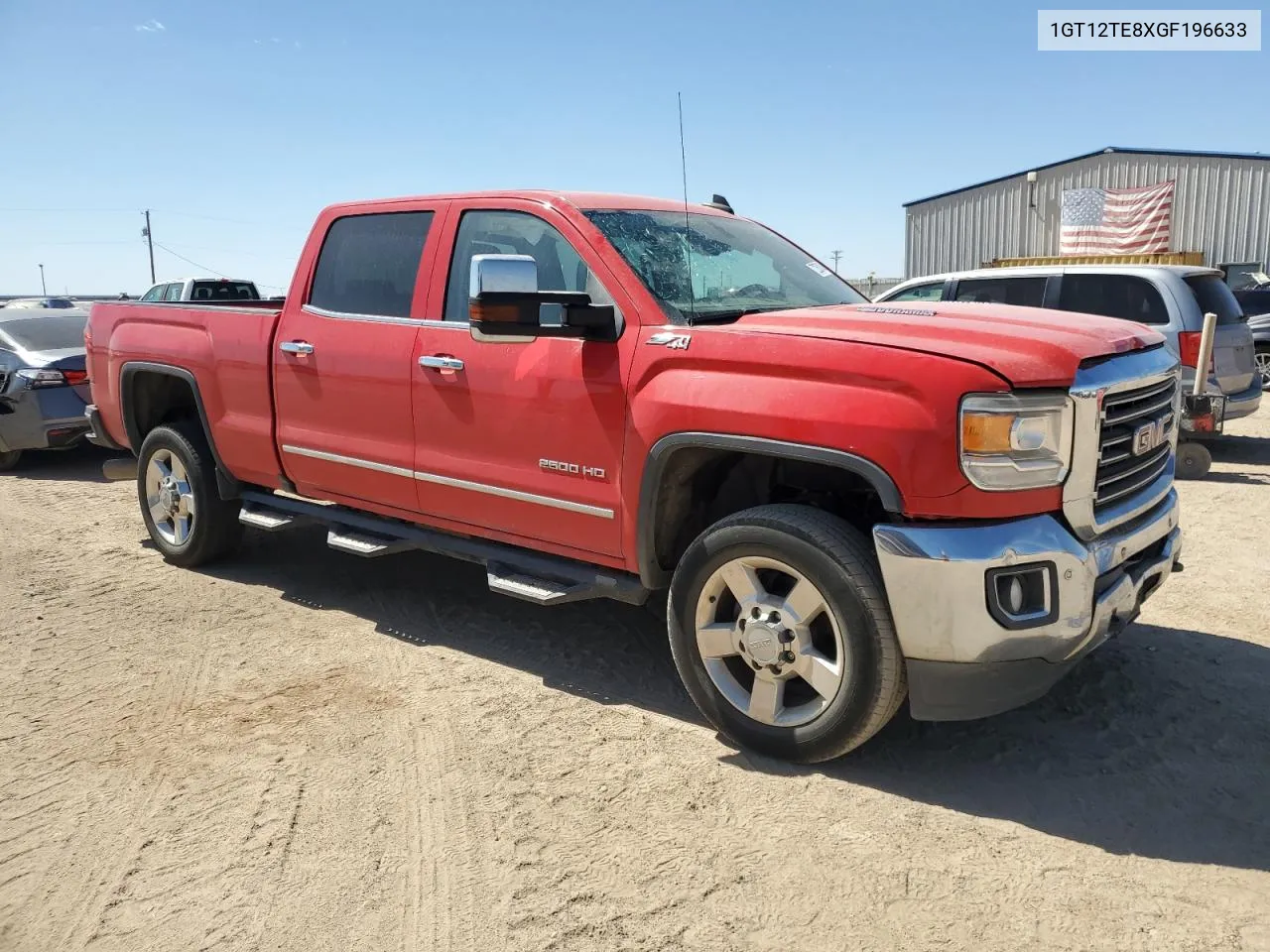 2016 GMC Sierra K2500 Slt VIN: 1GT12TE8XGF196633 Lot: 72250184