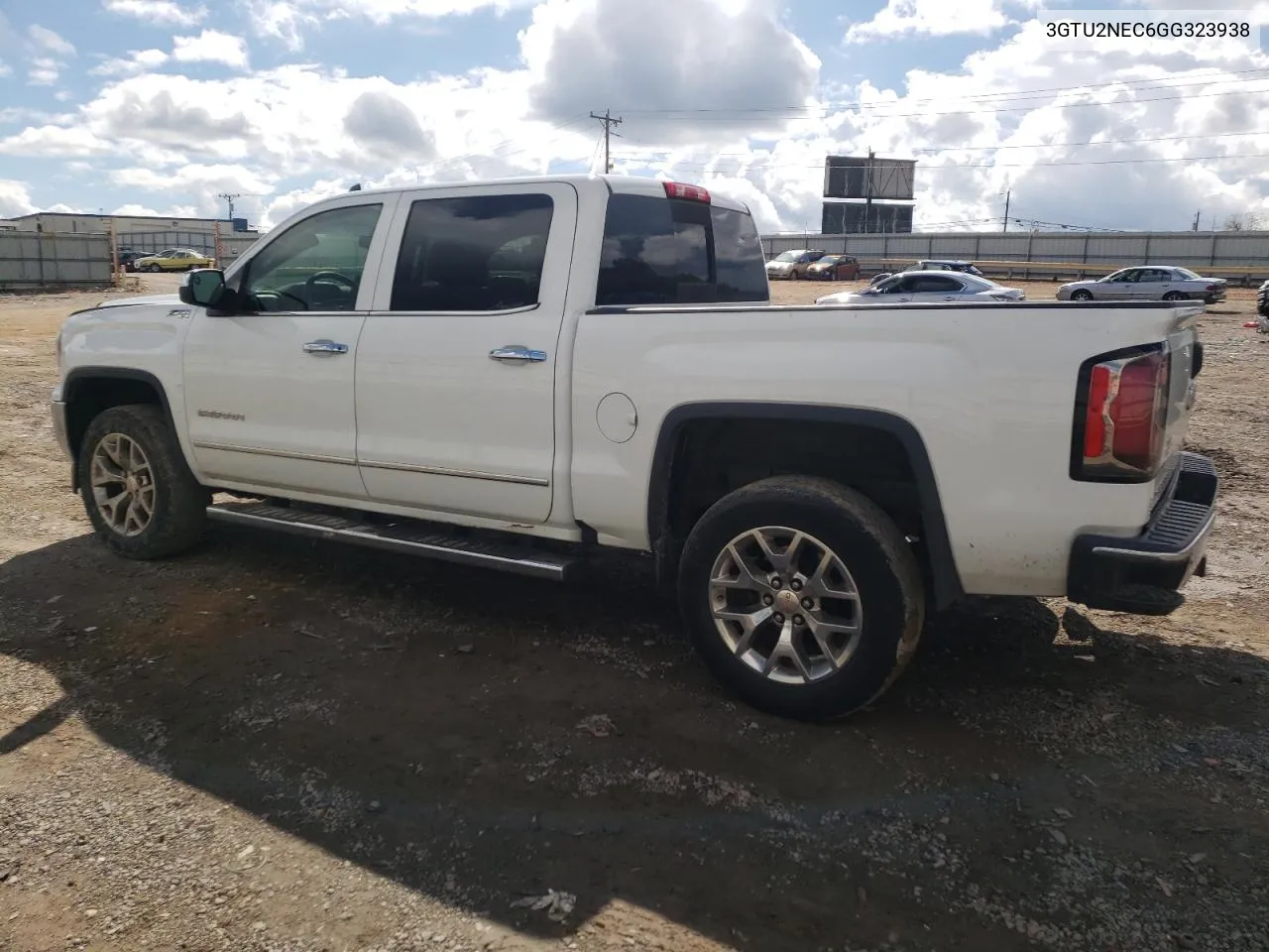 2016 GMC Sierra K1500 Slt VIN: 3GTU2NEC6GG323938 Lot: 72250384