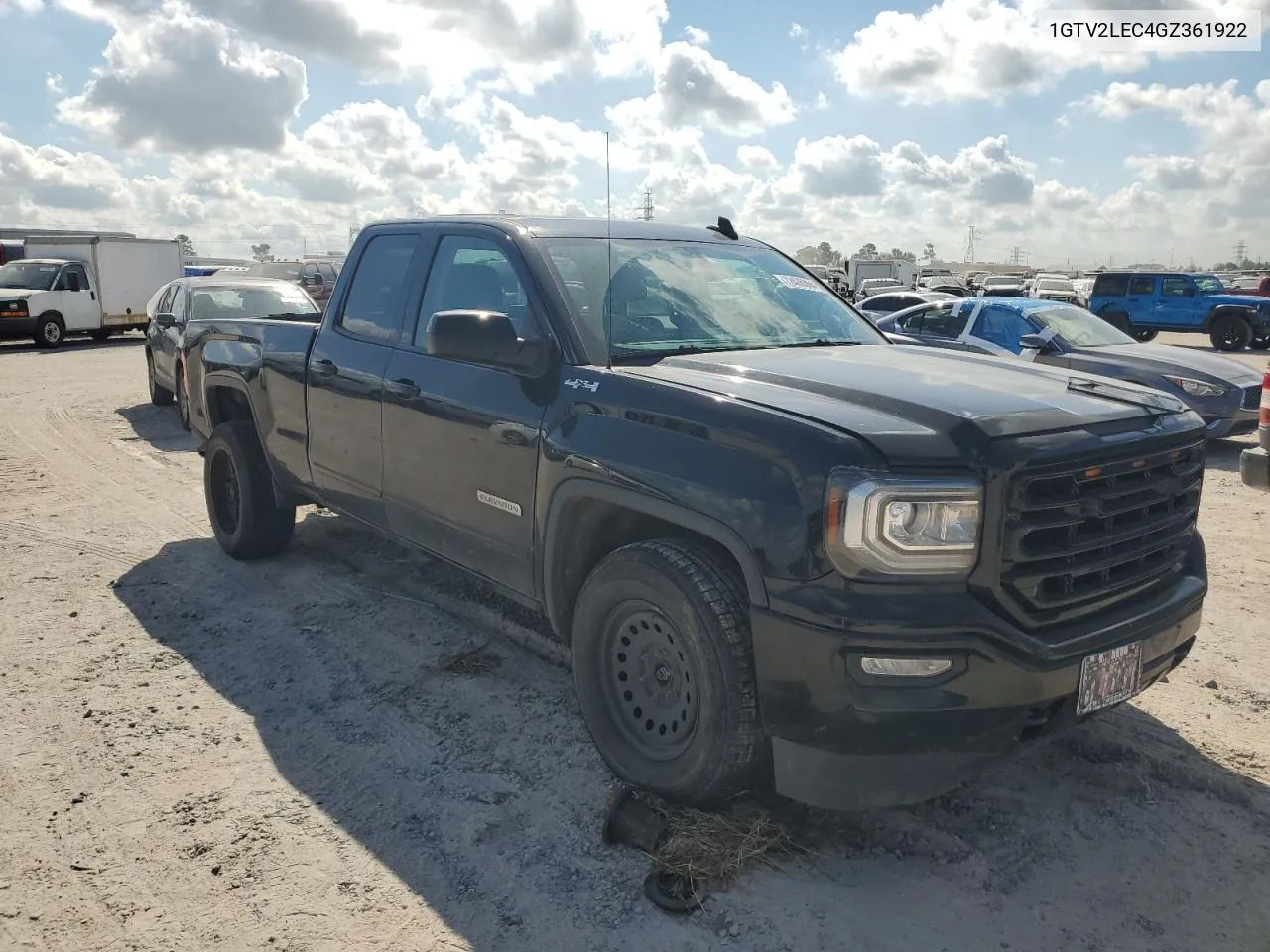 2016 GMC Sierra K1500 VIN: 1GTV2LEC4GZ361922 Lot: 72436364