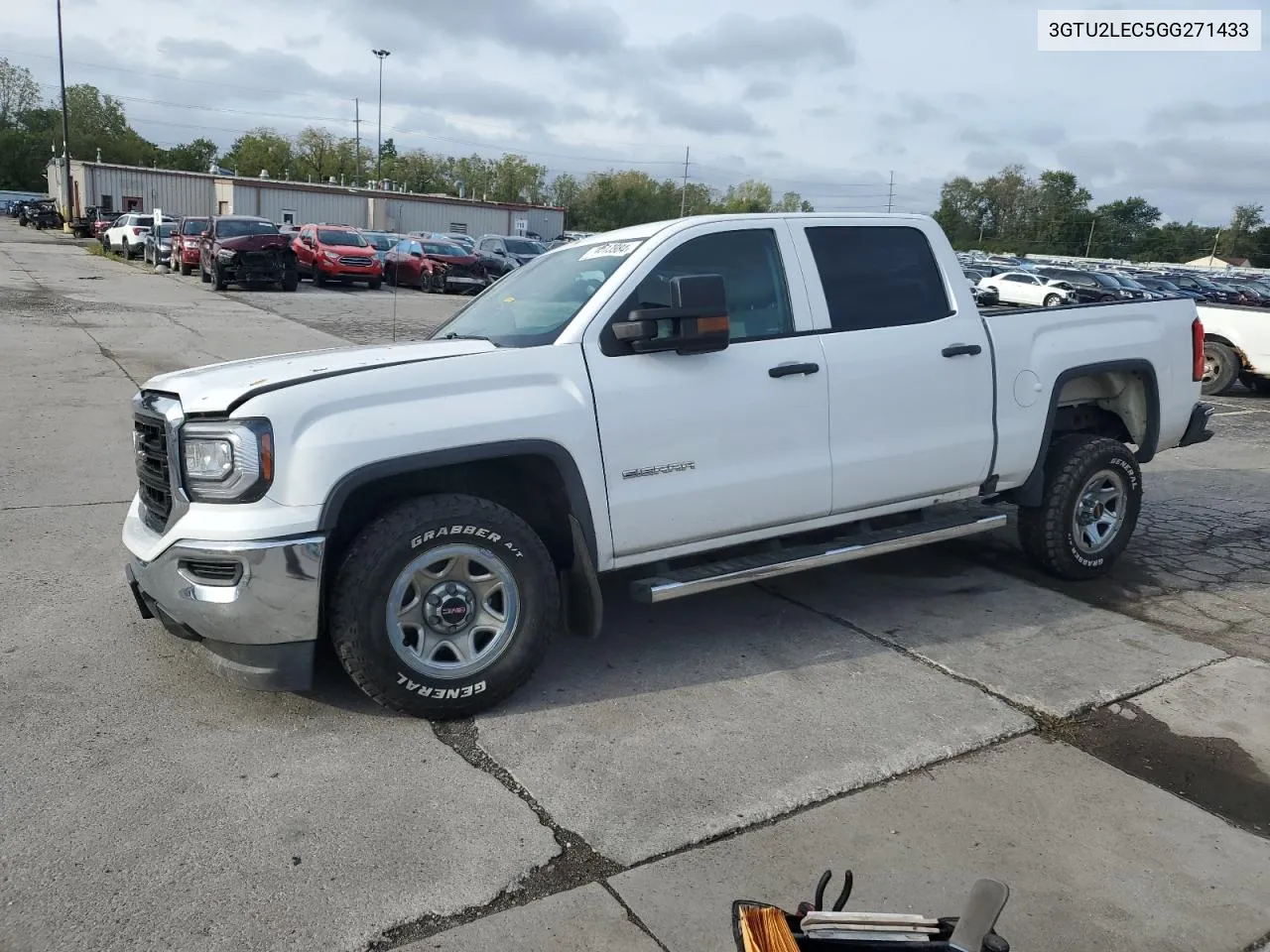 2016 GMC Sierra K1500 VIN: 3GTU2LEC5GG271433 Lot: 72513984