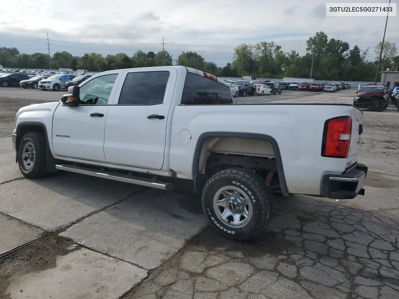 2016 GMC Sierra K1500 VIN: 3GTU2LEC5GG271433 Lot: 72513984