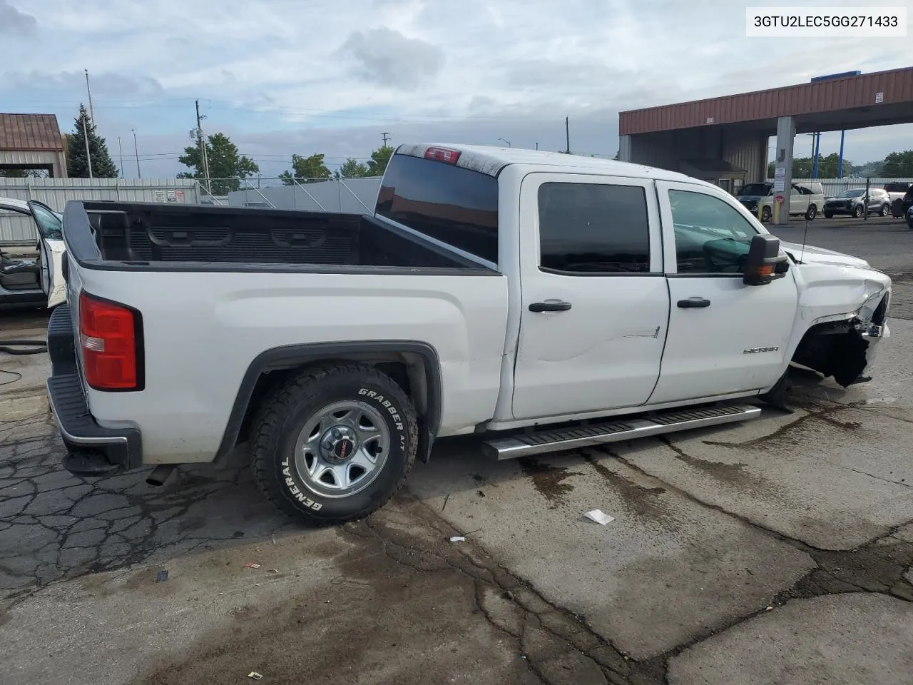 2016 GMC Sierra K1500 VIN: 3GTU2LEC5GG271433 Lot: 72513984