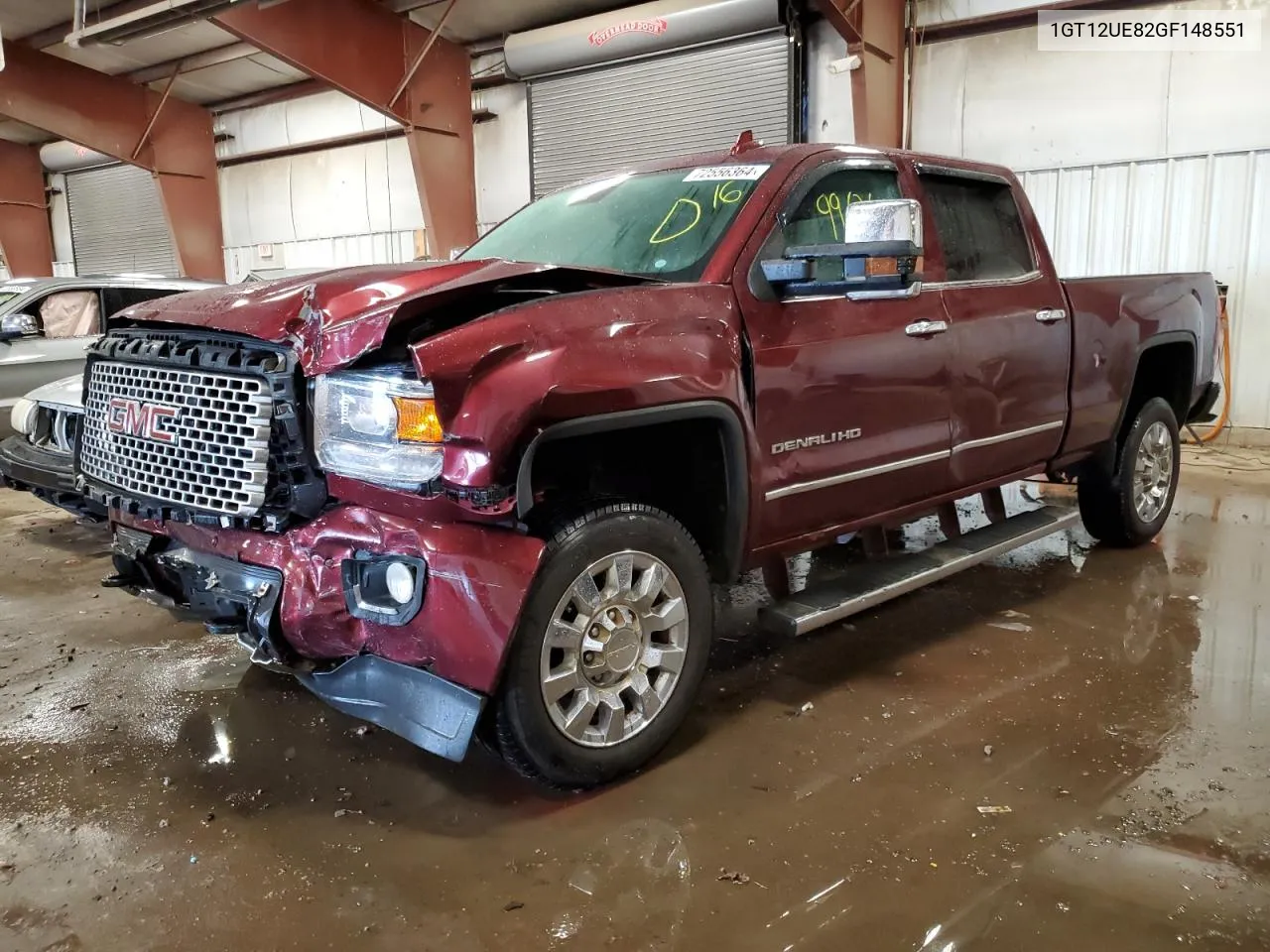 2016 GMC Sierra K2500 Denali VIN: 1GT12UE82GF148551 Lot: 72556364