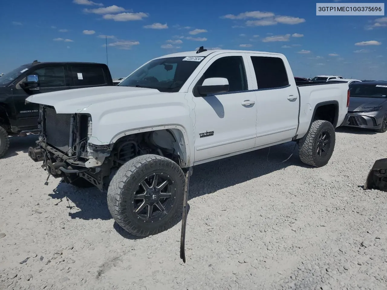 2016 GMC Sierra C1500 Sle VIN: 3GTP1MEC1GG375696 Lot: 72557524