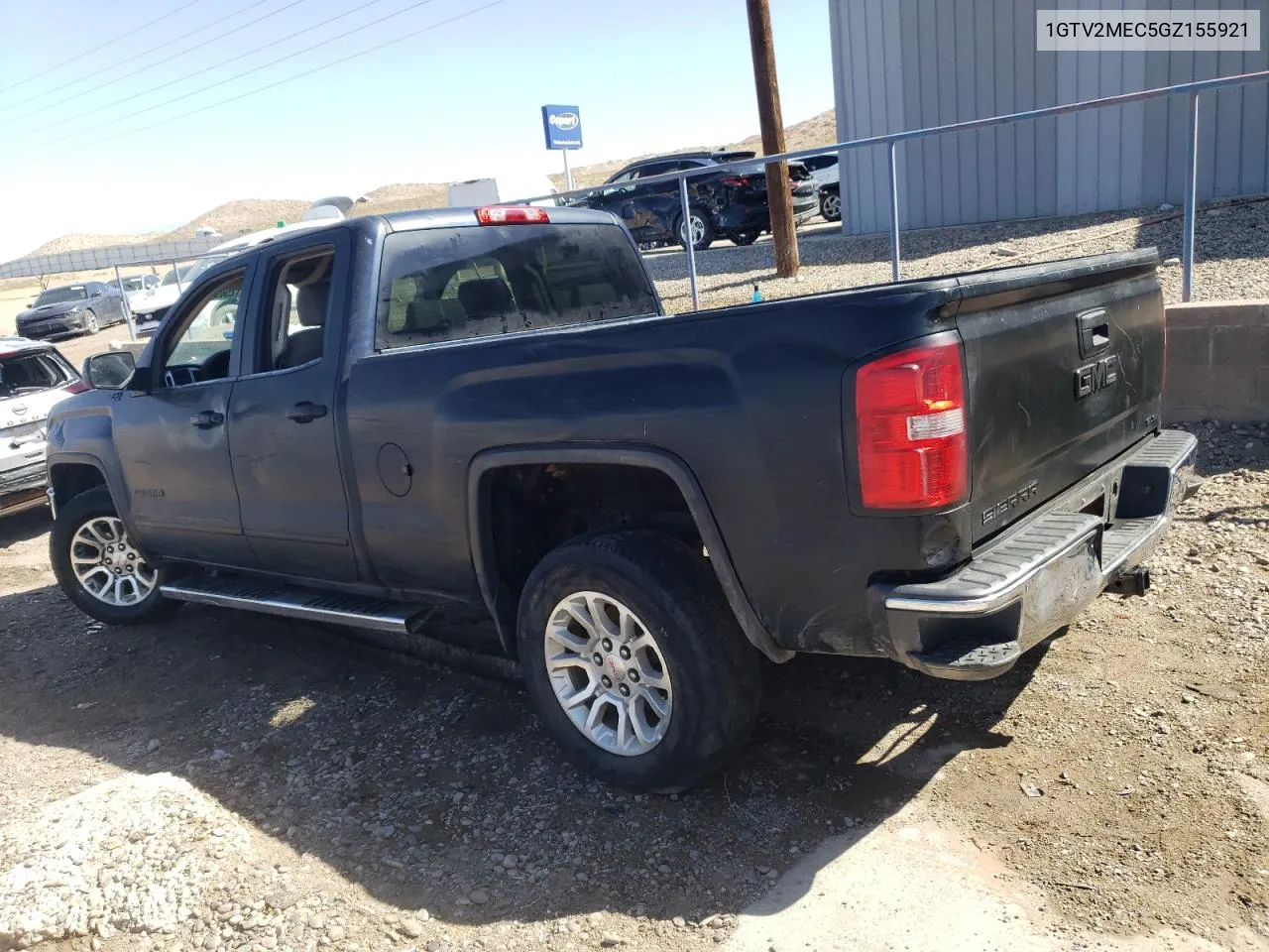 2016 GMC Sierra K1500 Sle VIN: 1GTV2MEC5GZ155921 Lot: 72589484