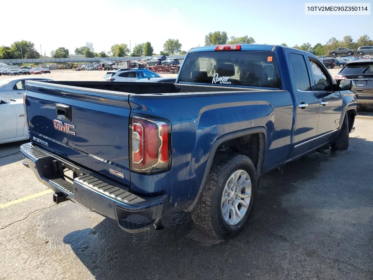 2016 GMC Sierra K1500 Sle VIN: 1GTV2MEC9GZ350114 Lot: 72616334