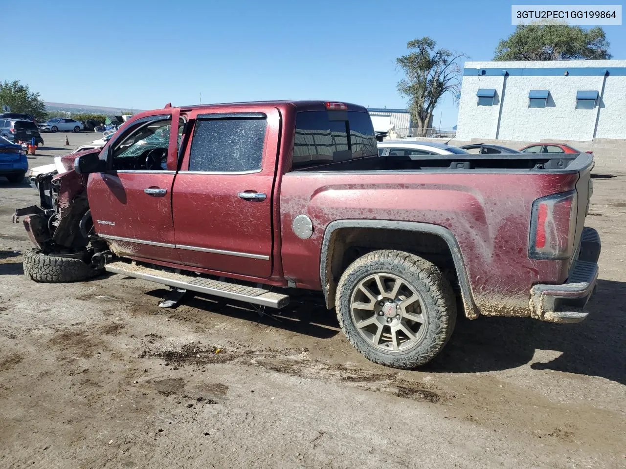 2016 GMC Sierra K1500 Denali VIN: 3GTU2PEC1GG199864 Lot: 72628254