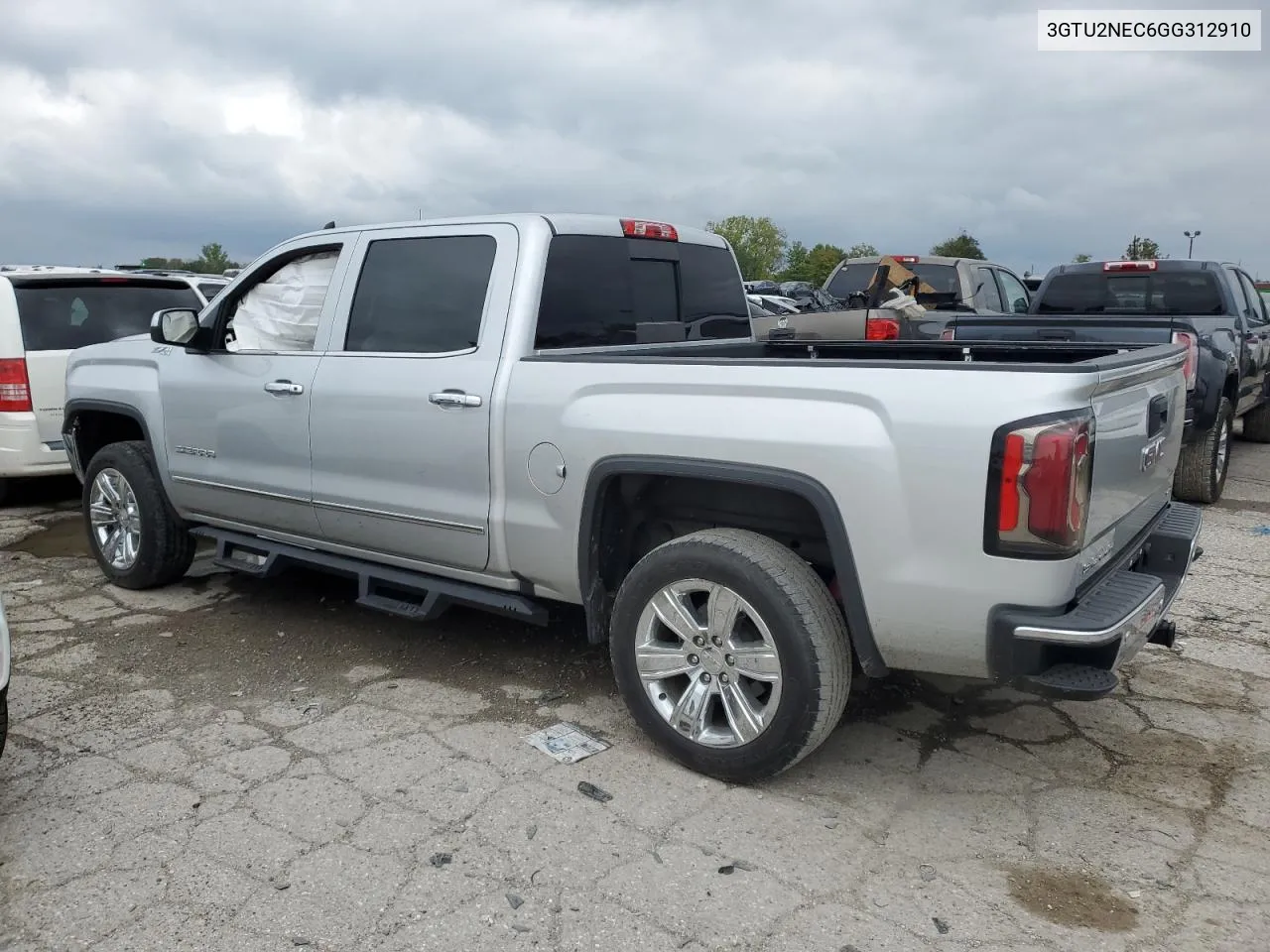 2016 GMC Sierra K1500 Slt VIN: 3GTU2NEC6GG312910 Lot: 72732484