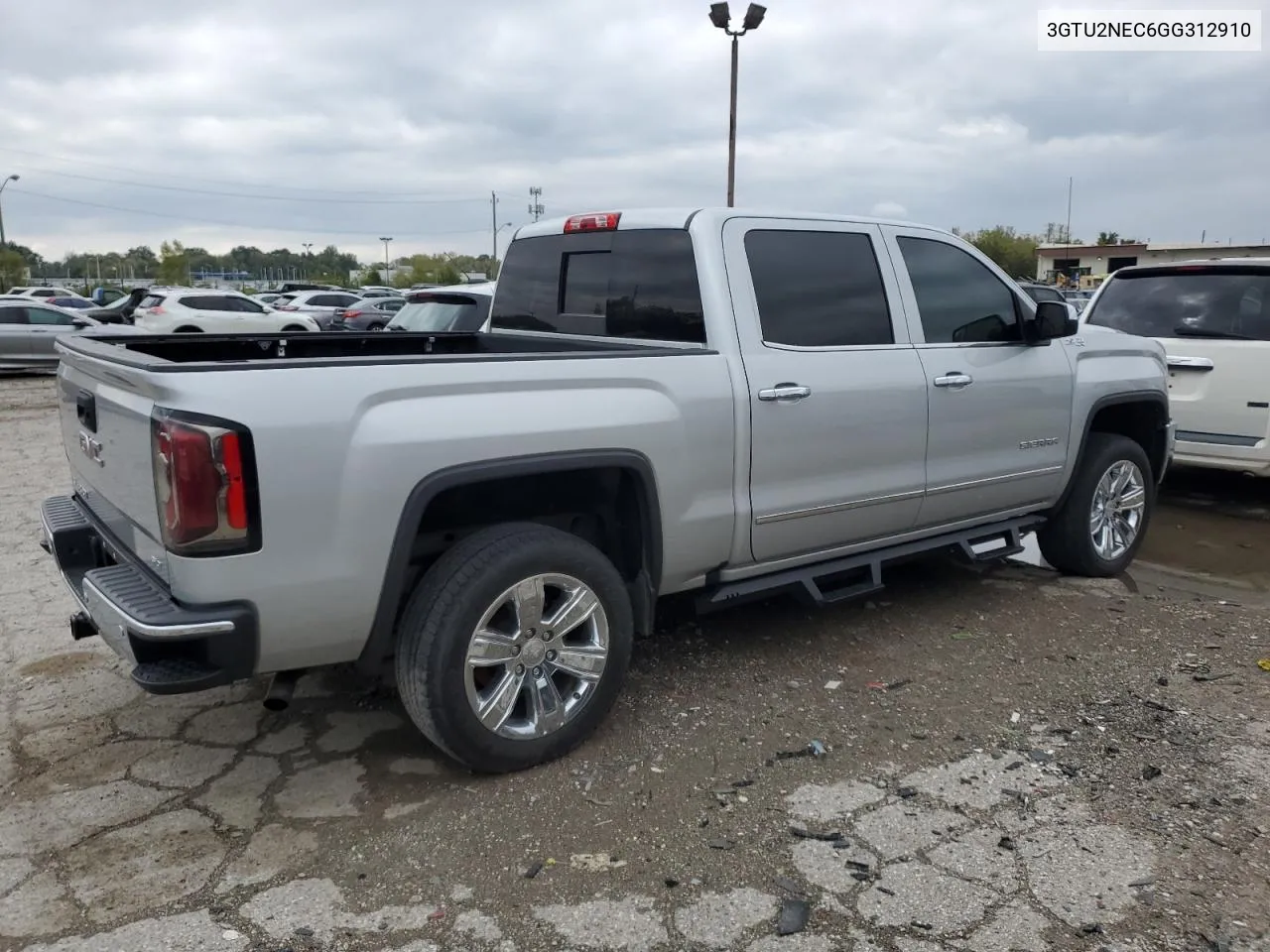 2016 GMC Sierra K1500 Slt VIN: 3GTU2NEC6GG312910 Lot: 72732484