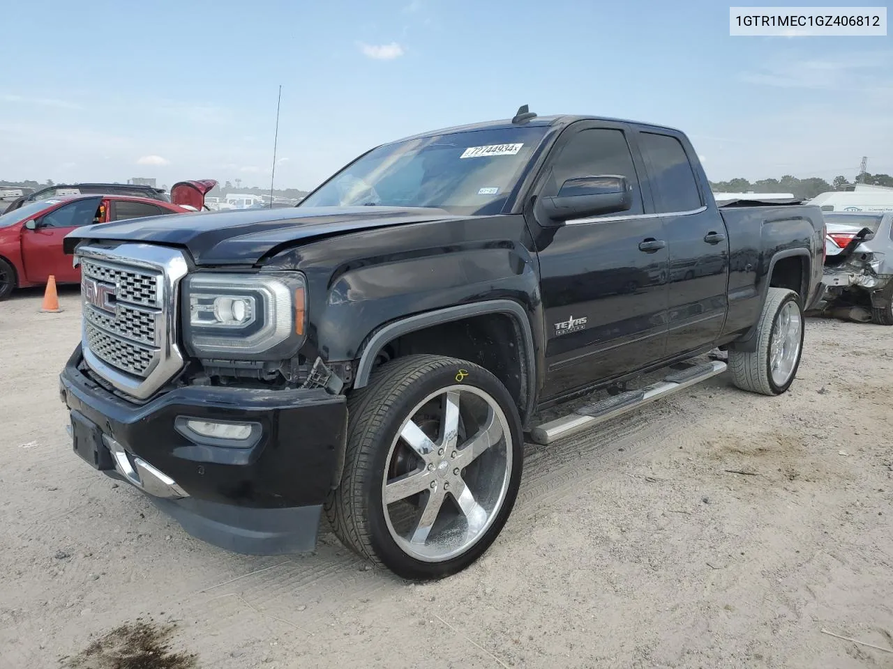 2016 GMC Sierra C1500 Sle VIN: 1GTR1MEC1GZ406812 Lot: 72744934