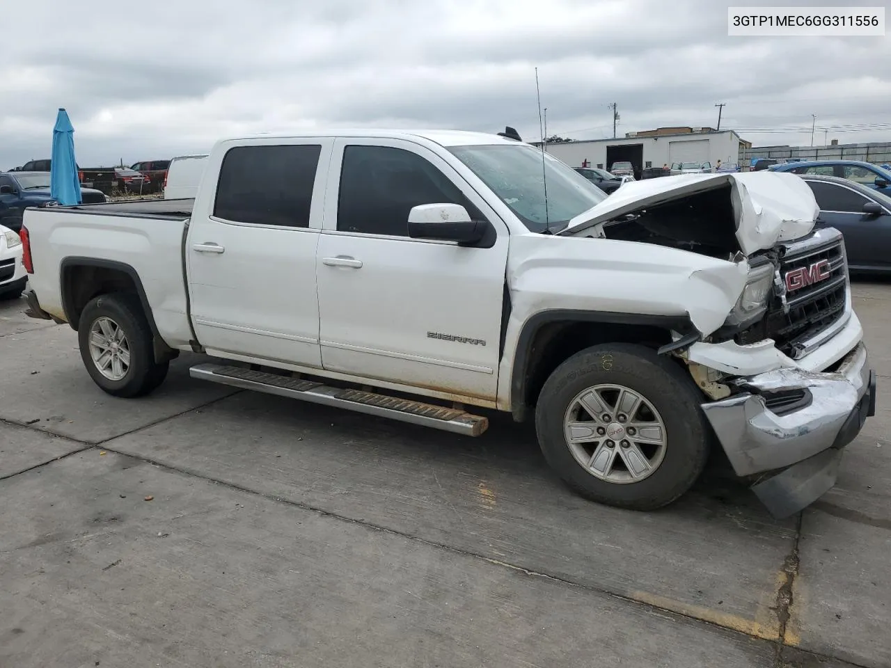 2016 GMC Sierra C1500 Sle VIN: 3GTP1MEC6GG311556 Lot: 72786444