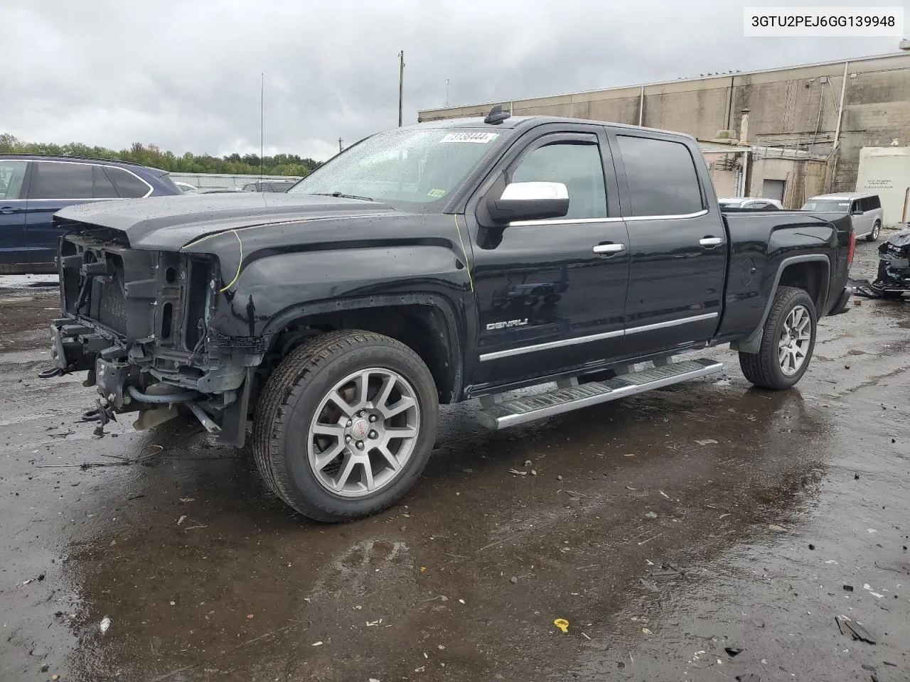 2016 GMC Sierra K1500 Denali VIN: 3GTU2PEJ6GG139948 Lot: 73138444