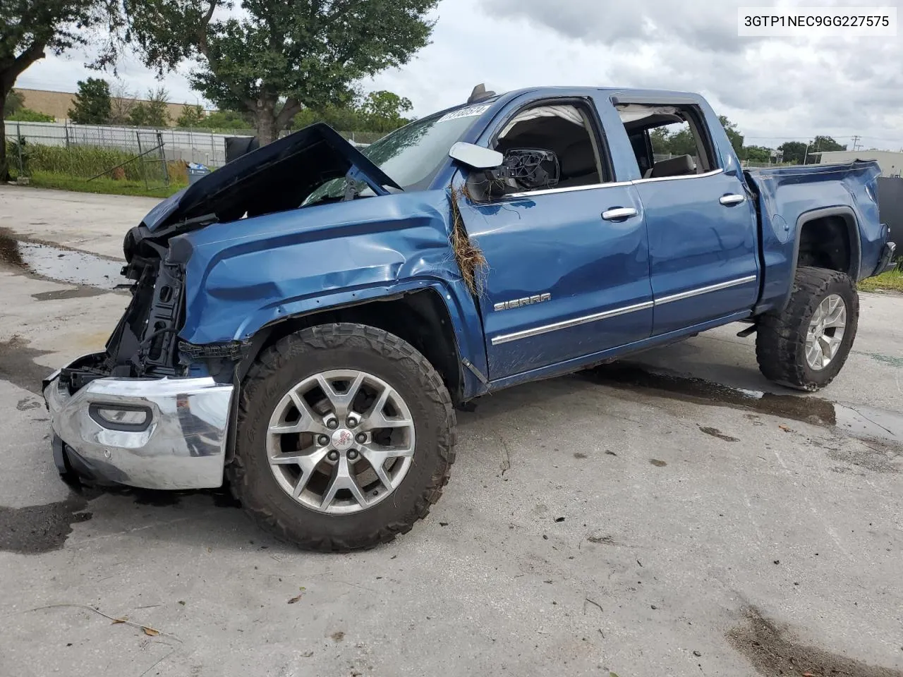 2016 GMC Sierra C1500 Slt VIN: 3GTP1NEC9GG227575 Lot: 73180574