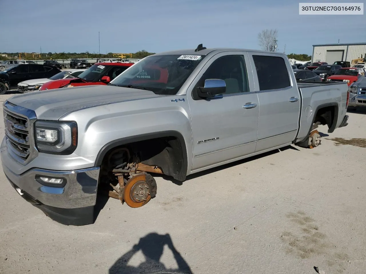 2016 GMC Sierra K1500 Slt VIN: 3GTU2NEC7GG164976 Lot: 73411424