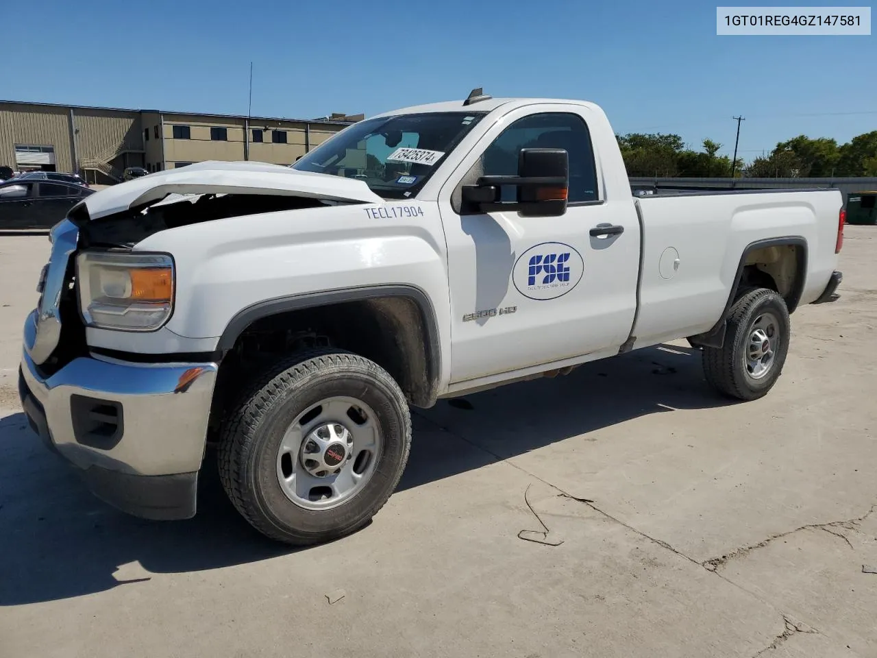 2016 GMC Sierra C2500 Heavy Duty VIN: 1GT01REG4GZ147581 Lot: 73425374