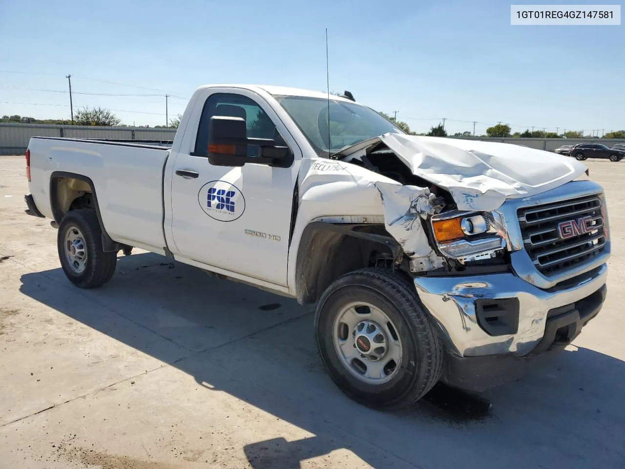 2016 GMC Sierra C2500 Heavy Duty VIN: 1GT01REG4GZ147581 Lot: 73425374