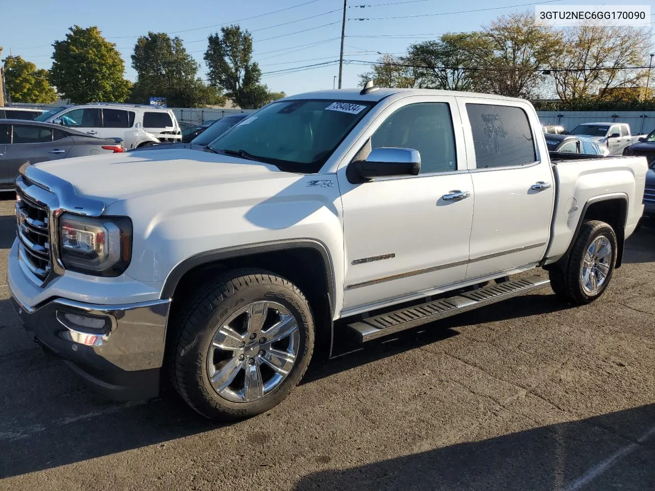 2016 GMC Sierra K1500 Slt VIN: 3GTU2NEC6GG170090 Lot: 73540834