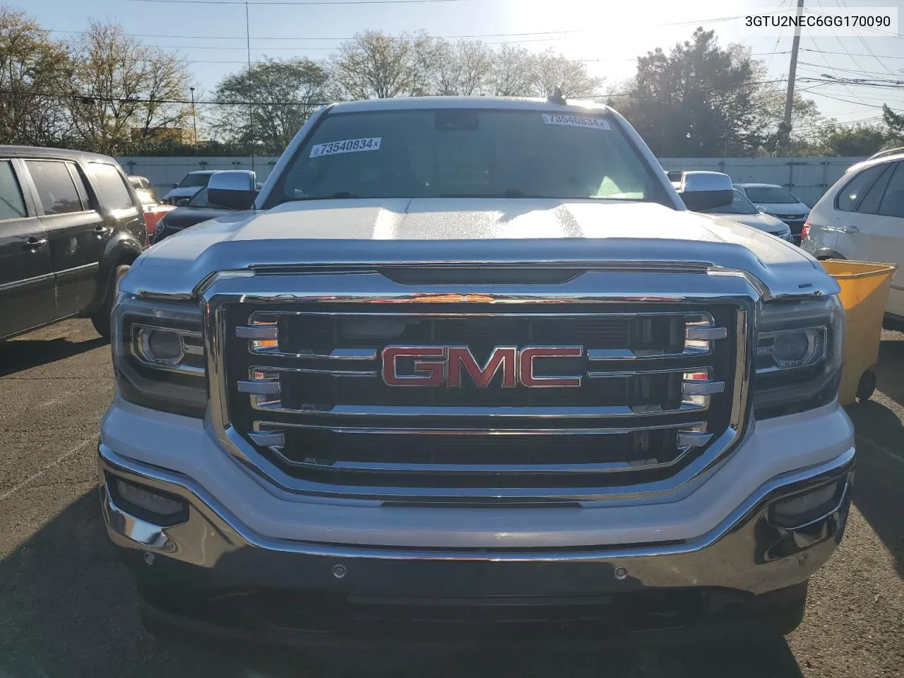 2016 GMC Sierra K1500 Slt VIN: 3GTU2NEC6GG170090 Lot: 73540834