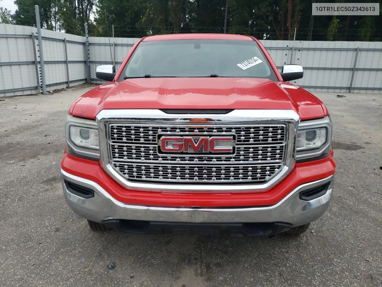 2016 GMC Sierra C1500 VIN: 1GTR1LEC5GZ343613 Lot: 73749704