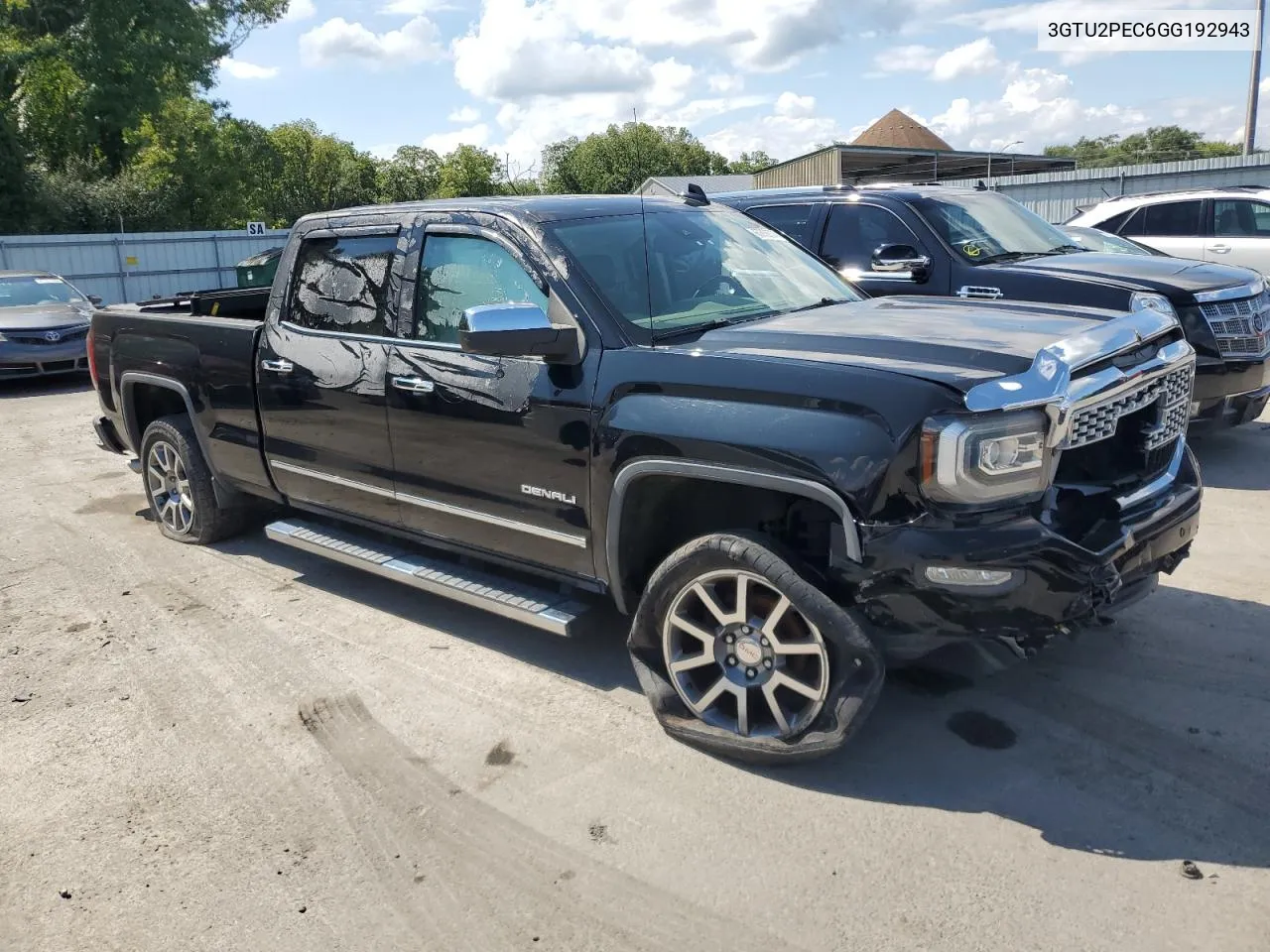 2016 GMC Sierra K1500 Denali VIN: 3GTU2PEC6GG192943 Lot: 73778144