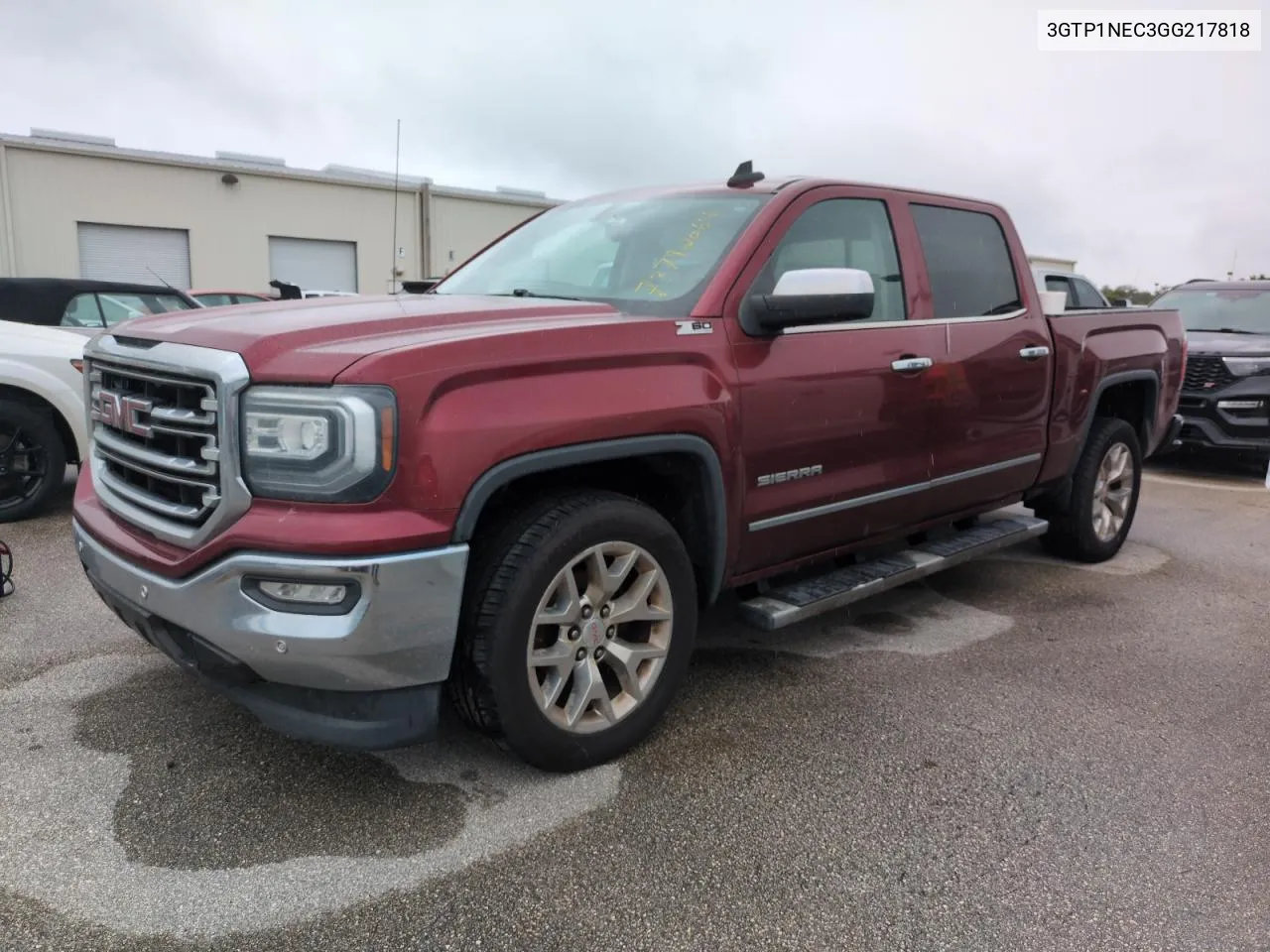 2016 GMC Sierra C1500 Slt VIN: 3GTP1NEC3GG217818 Lot: 73792064