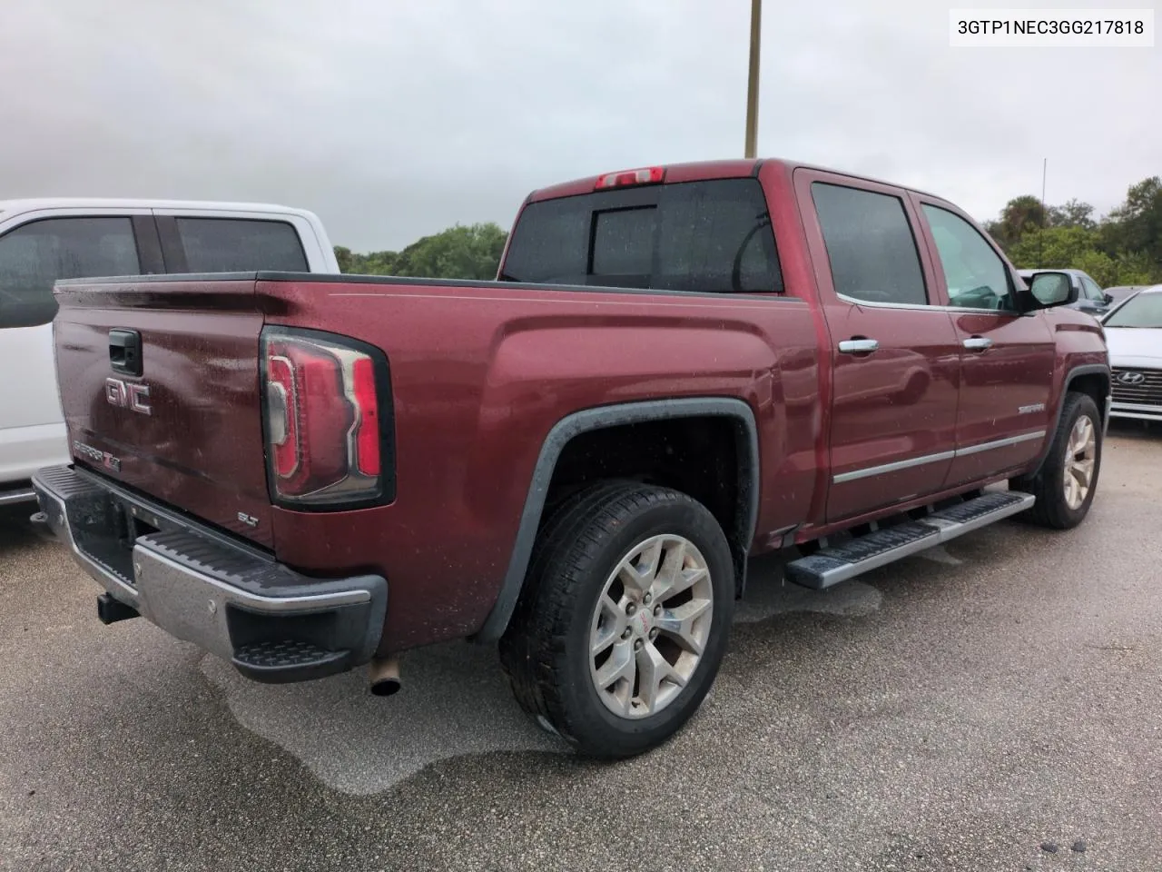 2016 GMC Sierra C1500 Slt VIN: 3GTP1NEC3GG217818 Lot: 73792064