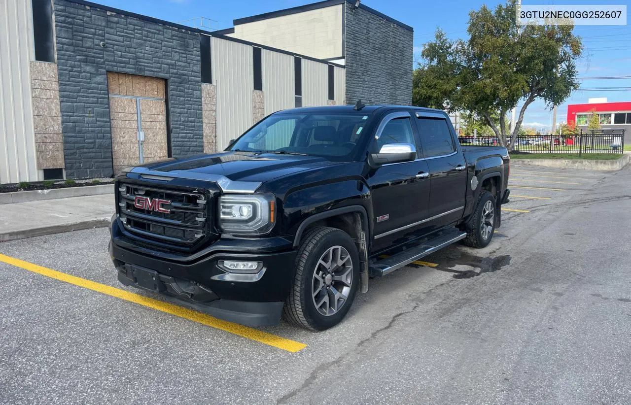 3GTU2NEC0GG252607 2016 GMC Sierra K1500 Slt