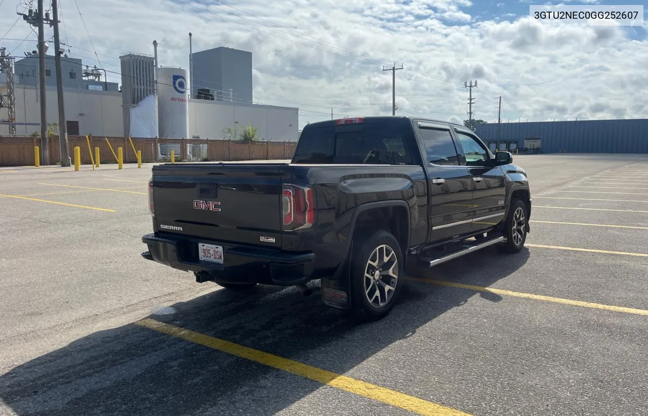 2016 GMC Sierra K1500 Slt VIN: 3GTU2NEC0GG252607 Lot: 73879624