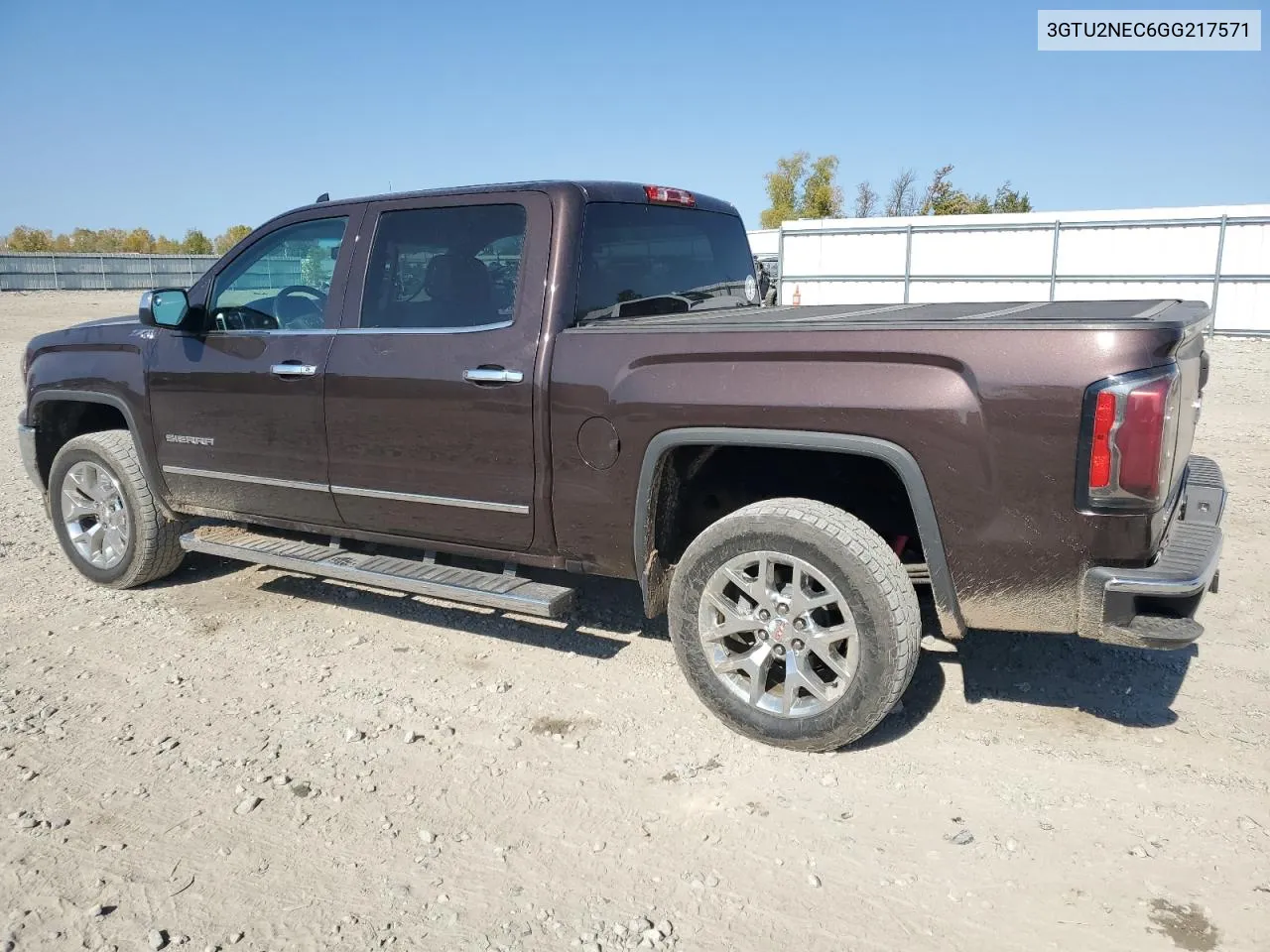 2016 GMC Sierra K1500 Slt VIN: 3GTU2NEC6GG217571 Lot: 73968054