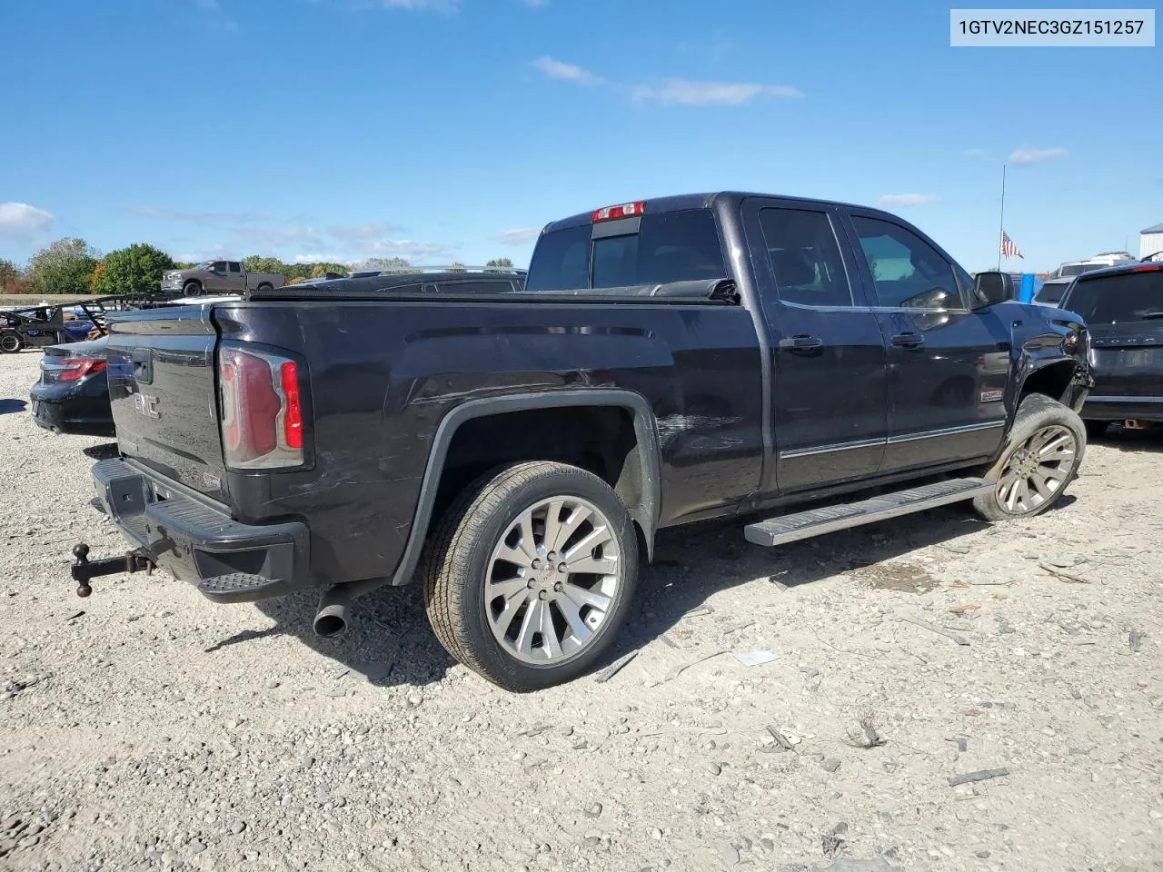 2016 GMC Sierra K1500 Slt VIN: 1GTV2NEC3GZ151257 Lot: 74046714