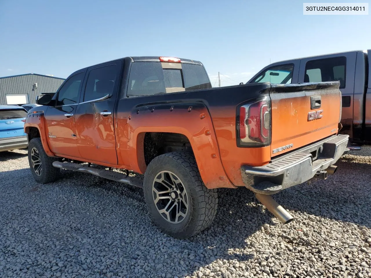 2016 GMC Sierra K1500 Slt VIN: 3GTU2NEC4GG314011 Lot: 74066954