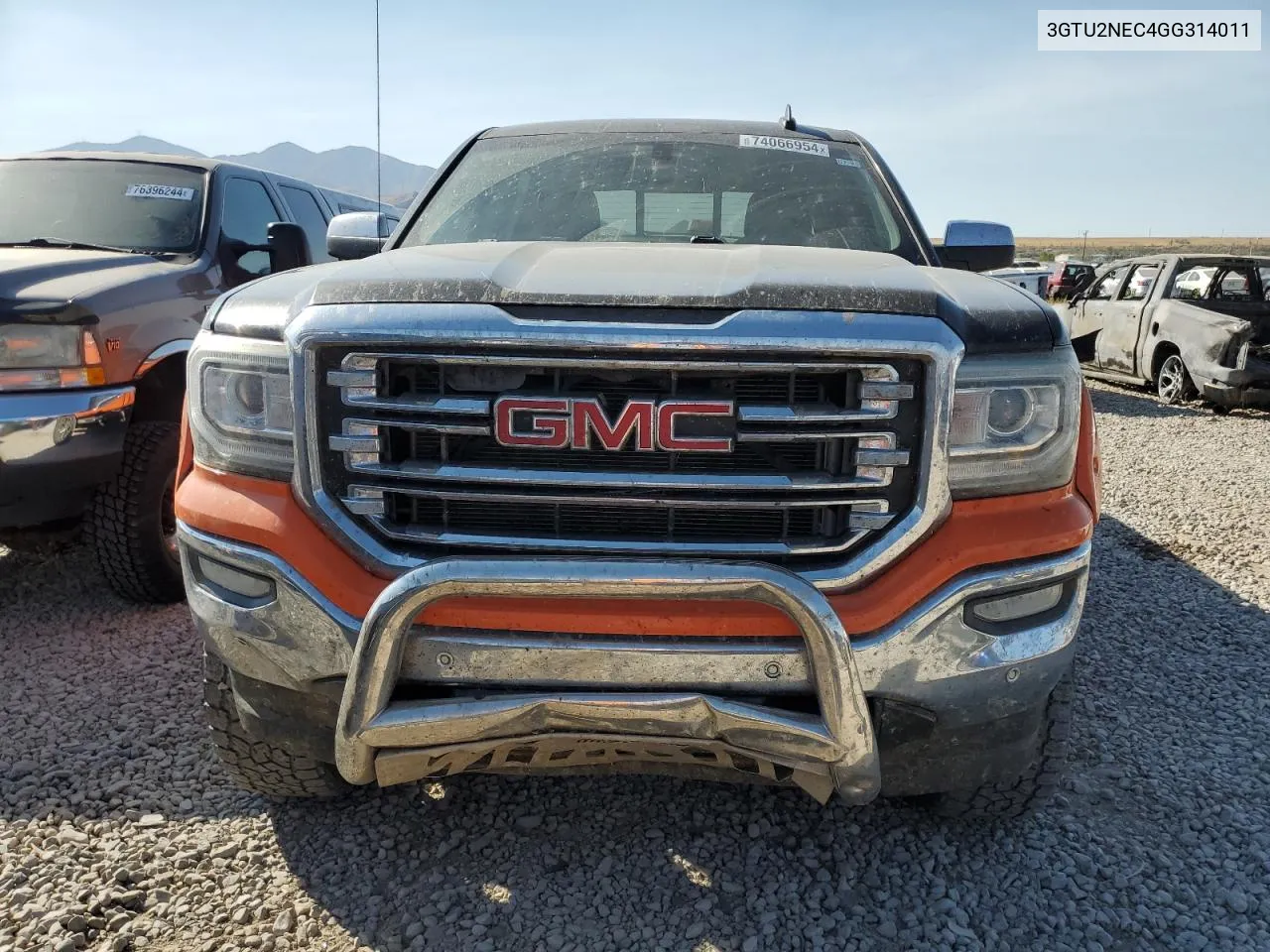 2016 GMC Sierra K1500 Slt VIN: 3GTU2NEC4GG314011 Lot: 74066954