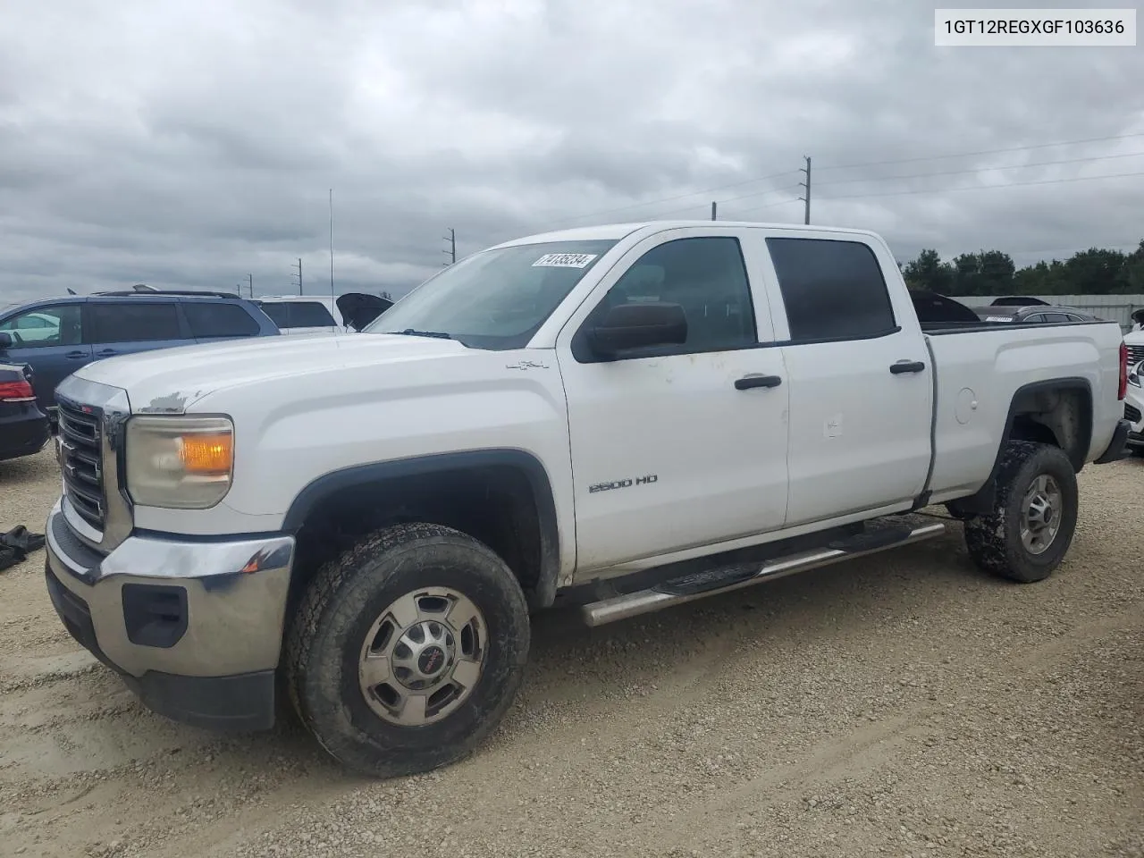 2016 GMC Sierra K2500 Heavy Duty VIN: 1GT12REGXGF103636 Lot: 74135234