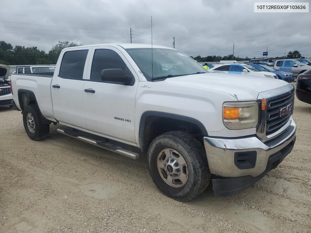 2016 GMC Sierra K2500 Heavy Duty VIN: 1GT12REGXGF103636 Lot: 74135234