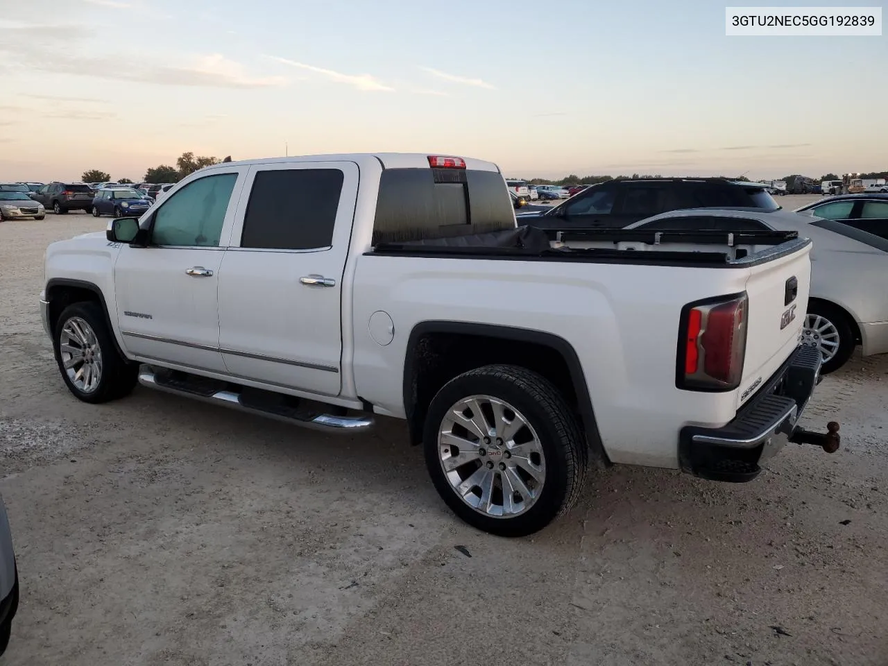 2016 GMC Sierra K1500 Slt VIN: 3GTU2NEC5GG192839 Lot: 74315014