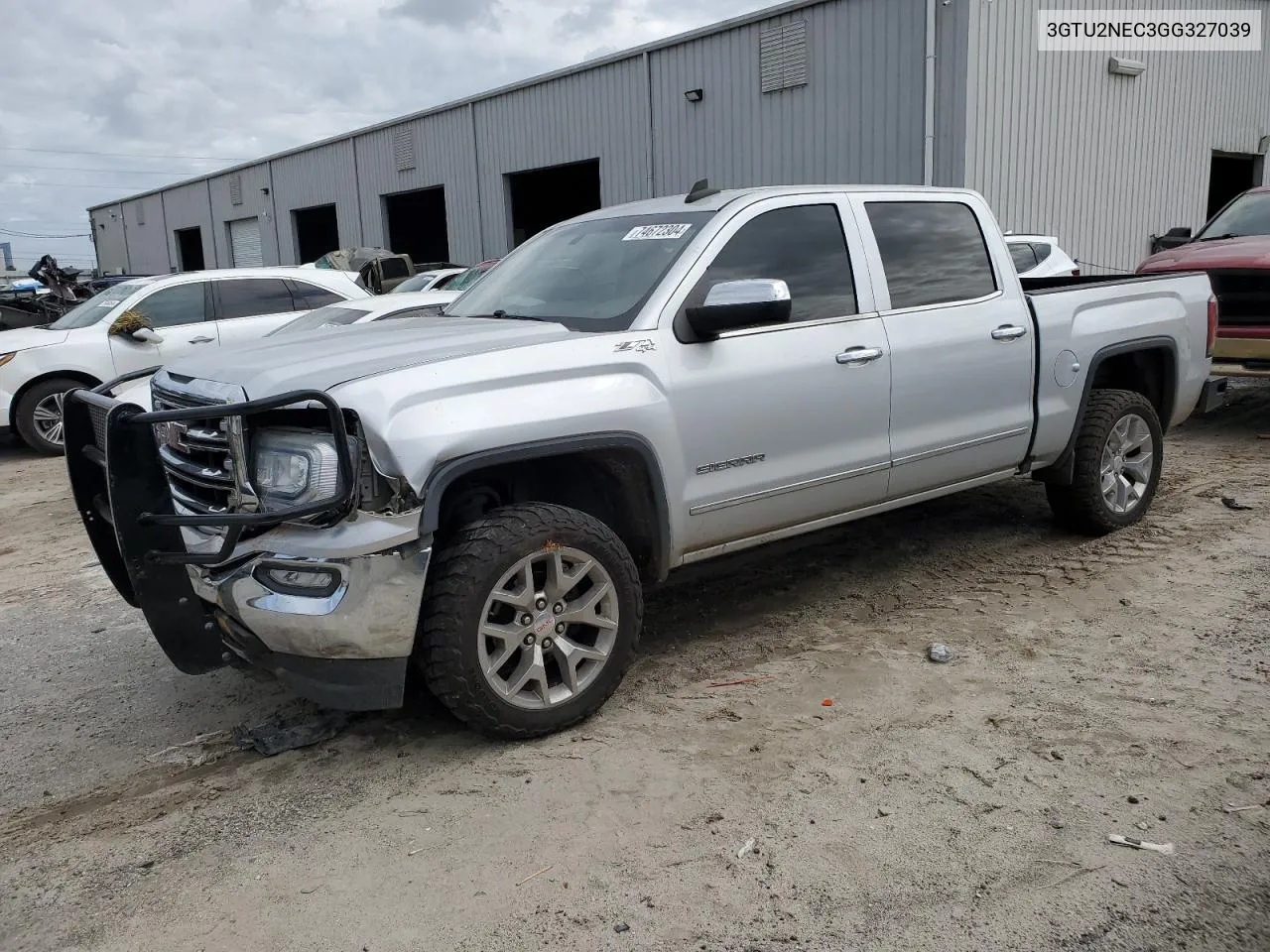 2016 GMC Sierra K1500 Slt VIN: 3GTU2NEC3GG327039 Lot: 74672304