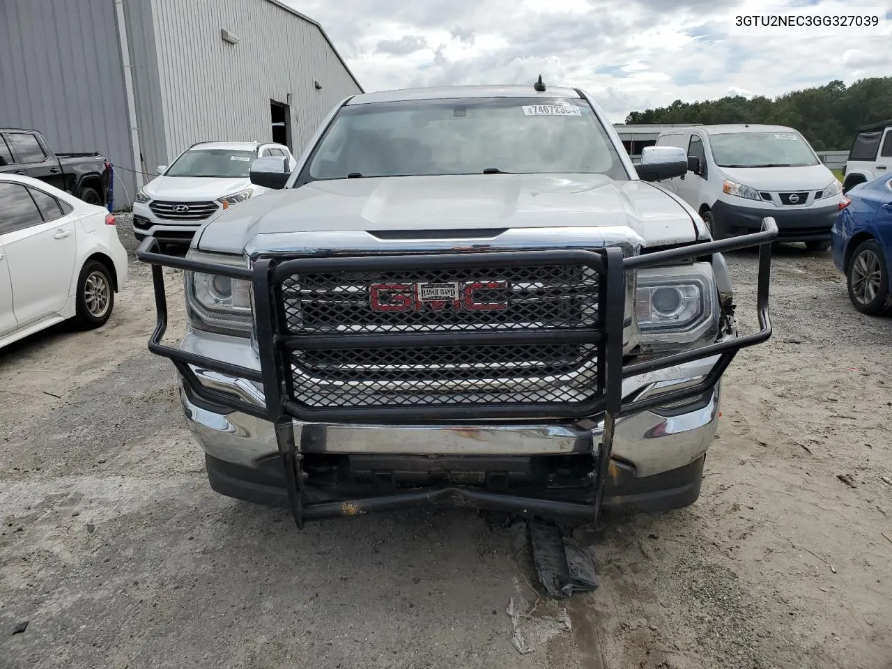 2016 GMC Sierra K1500 Slt VIN: 3GTU2NEC3GG327039 Lot: 74672304