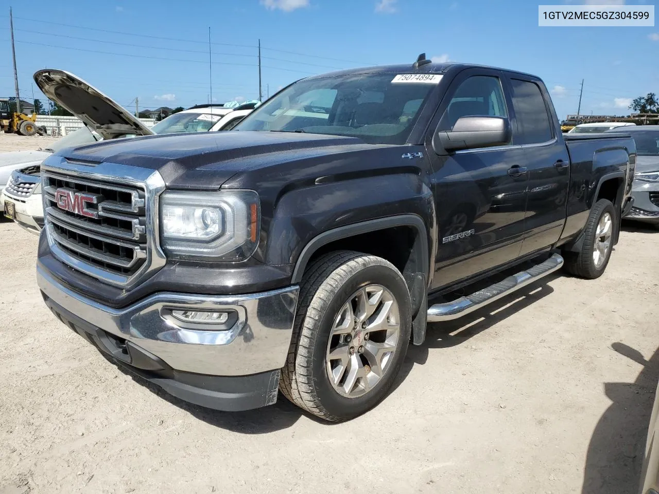 2016 GMC Sierra K1500 Sle VIN: 1GTV2MEC5GZ304599 Lot: 75074894