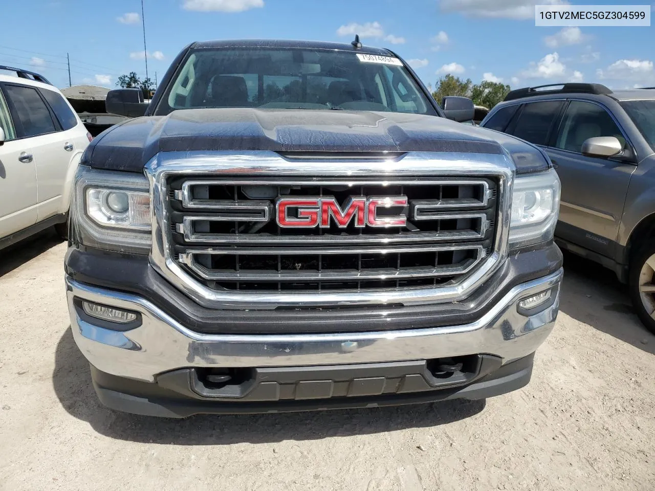 2016 GMC Sierra K1500 Sle VIN: 1GTV2MEC5GZ304599 Lot: 75074894