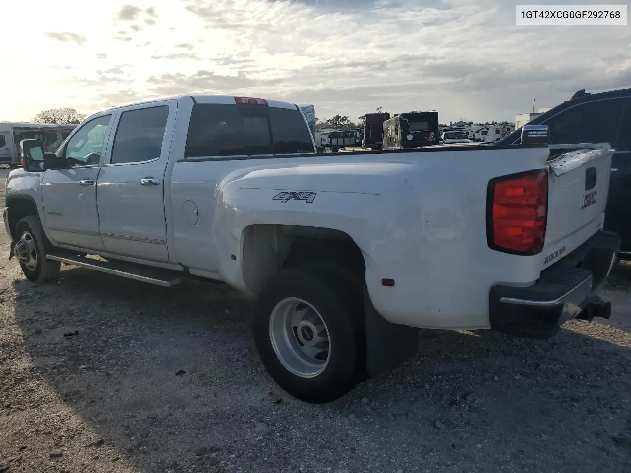 2016 GMC Sierra K3500 Slt VIN: 1GT42XCG0GF292768 Lot: 75119574