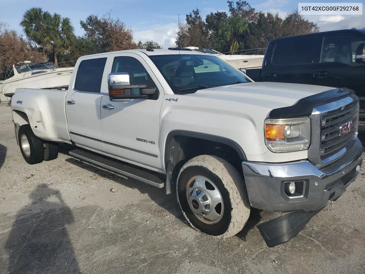 2016 GMC Sierra K3500 Slt VIN: 1GT42XCG0GF292768 Lot: 75119574