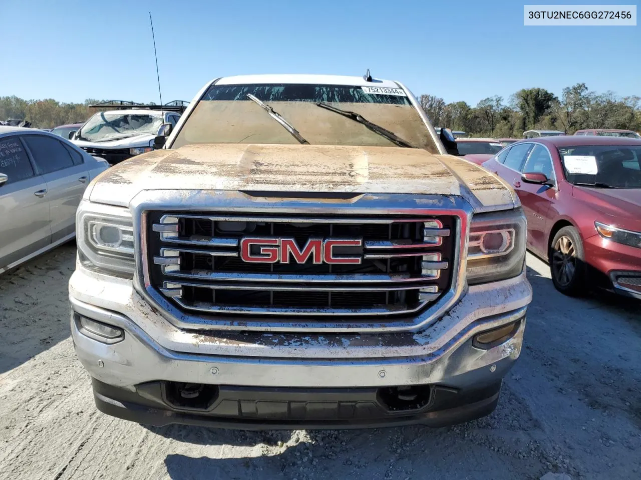 2016 GMC Sierra K1500 Slt VIN: 3GTU2NEC6GG272456 Lot: 75213344