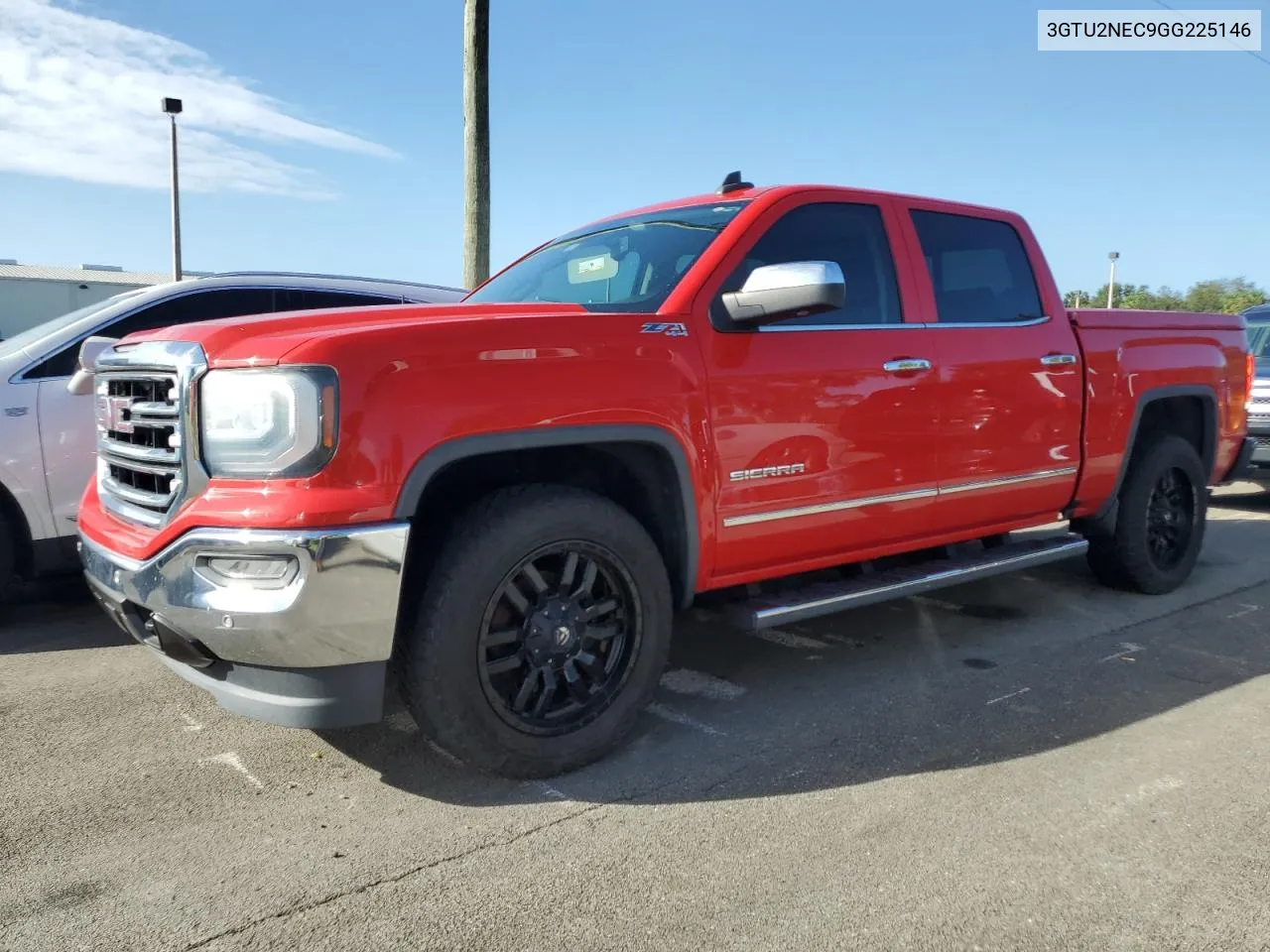 2016 GMC Sierra K1500 Slt VIN: 3GTU2NEC9GG225146 Lot: 75233094