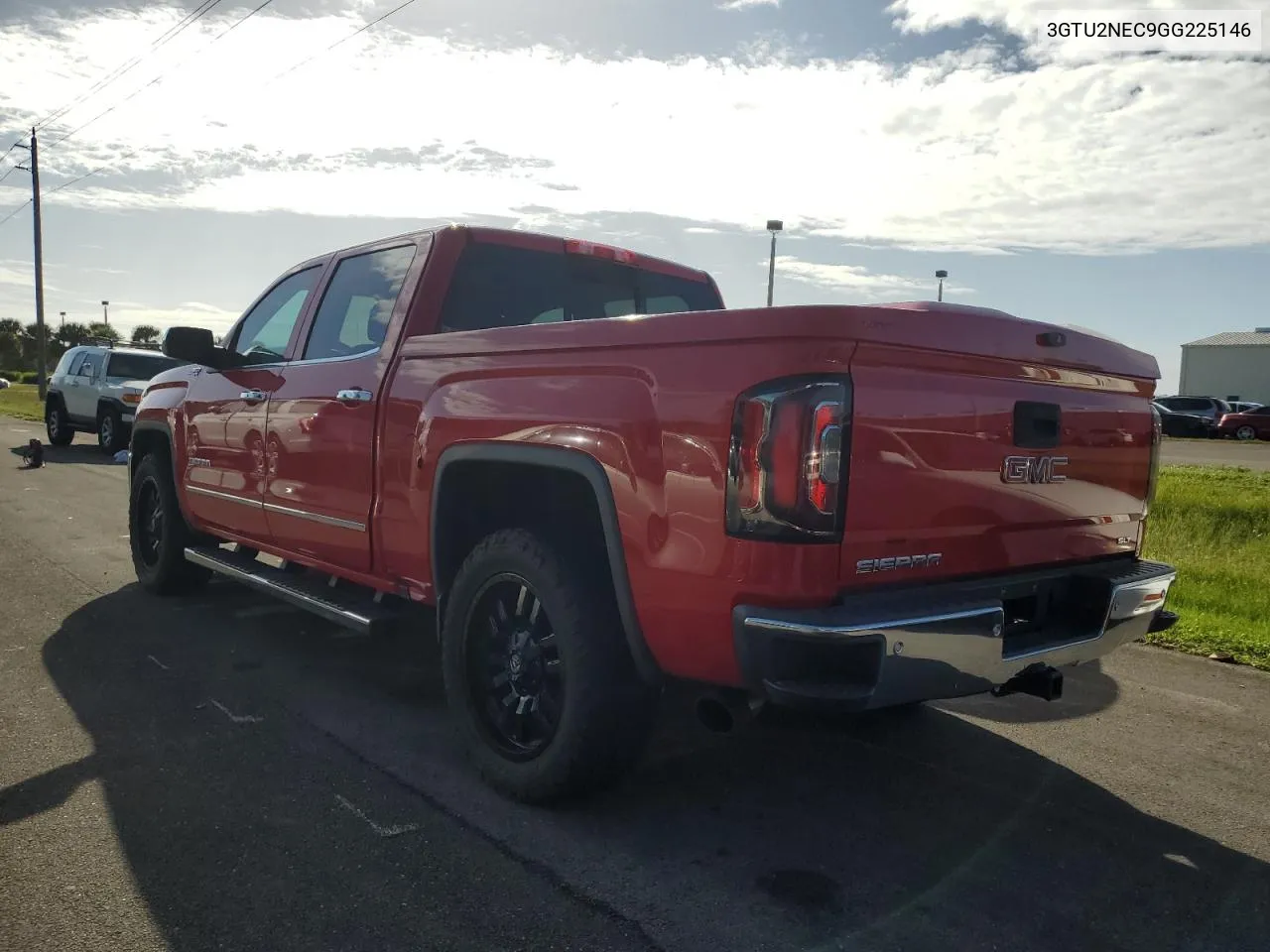 2016 GMC Sierra K1500 Slt VIN: 3GTU2NEC9GG225146 Lot: 75233094