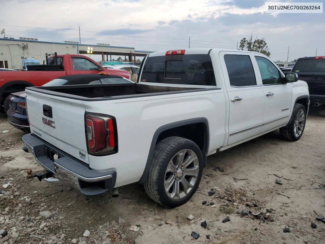 2016 GMC Sierra K1500 Slt VIN: 3GTU2NEC7GG263264 Lot: 75272034