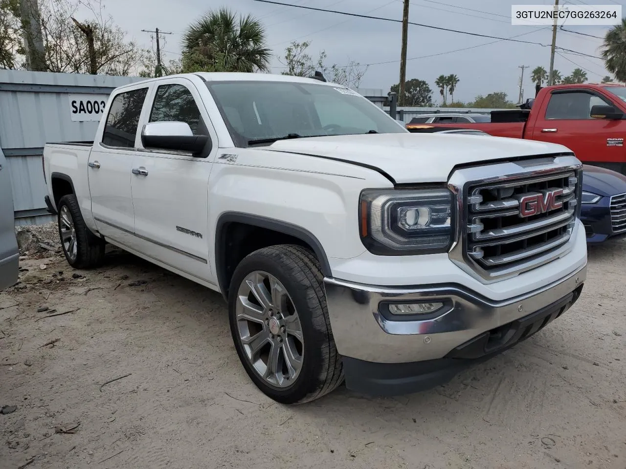 2016 GMC Sierra K1500 Slt VIN: 3GTU2NEC7GG263264 Lot: 75272034